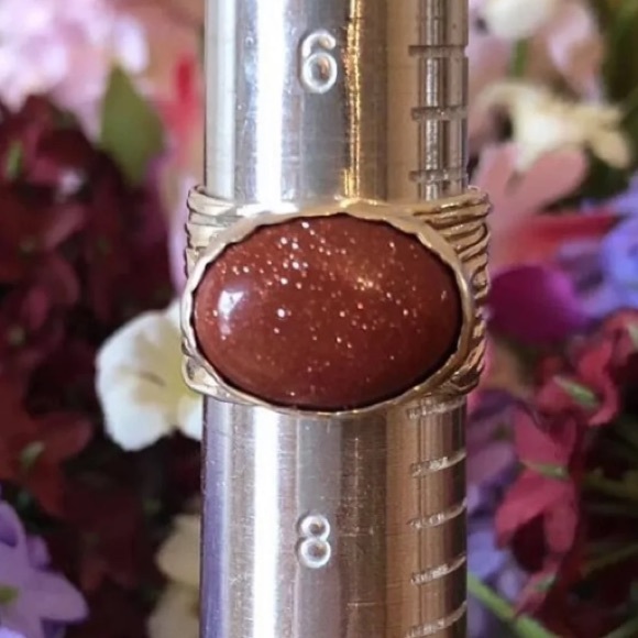 RARE Silpada Sterling Silver Sparkling Sandstone Ring R1144 Size 7 - Picture 4 of 10